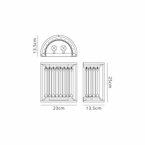 Mano Wall Lamp 2 Light